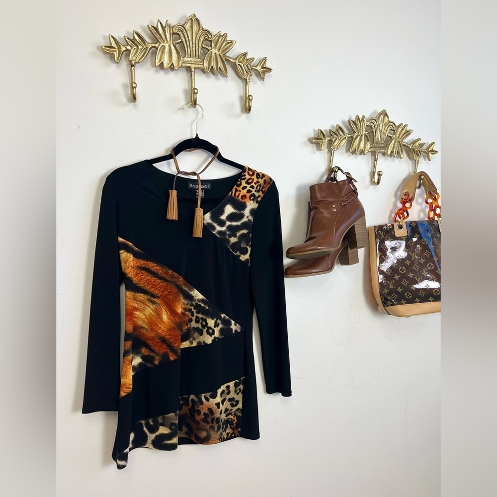 FRANK LYMAN KNIT top S ptp 19”